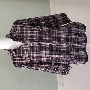 Croft & Barrow Plaid Blouse